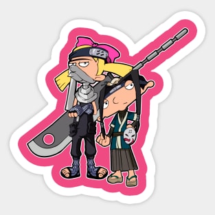 Arnold and Helga Sticker